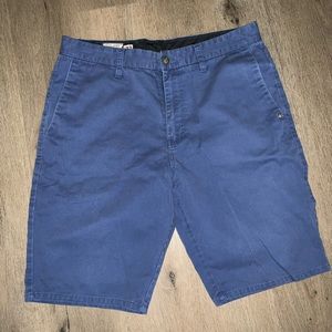 Volcom Navy shorts size 32